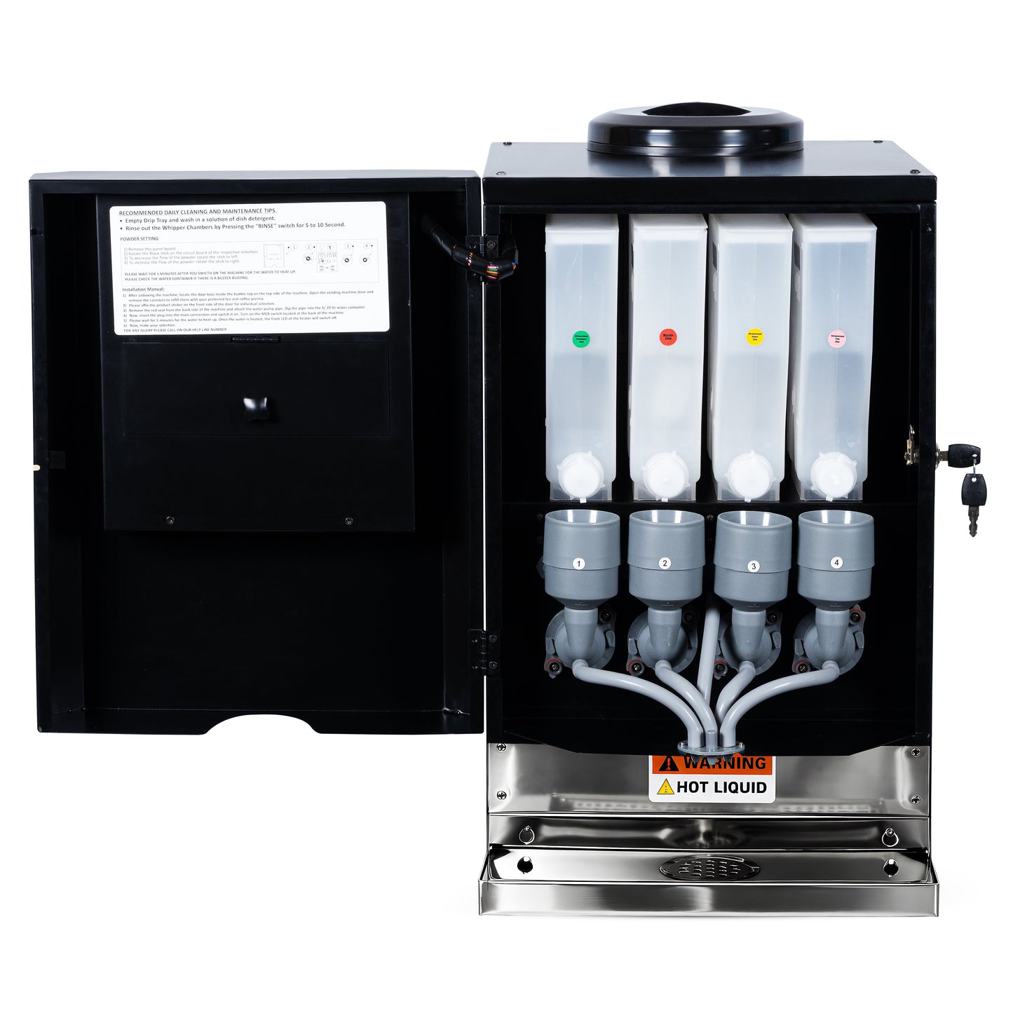Instant Chai Vending Machine | 4 flavour options (Push Button)