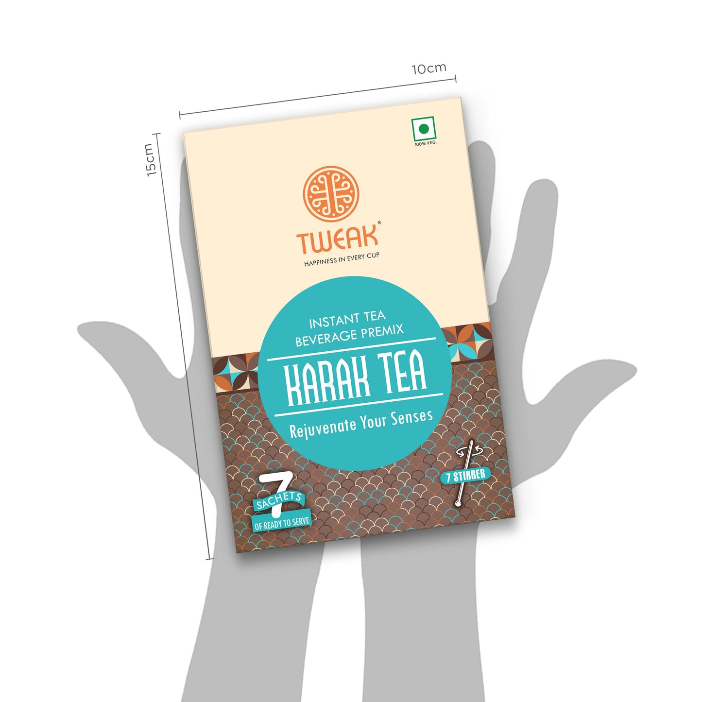 Karak Chai (Strong Karak Tea) – Tweak Karak Tea Sachet Pack (7 × 20 g)