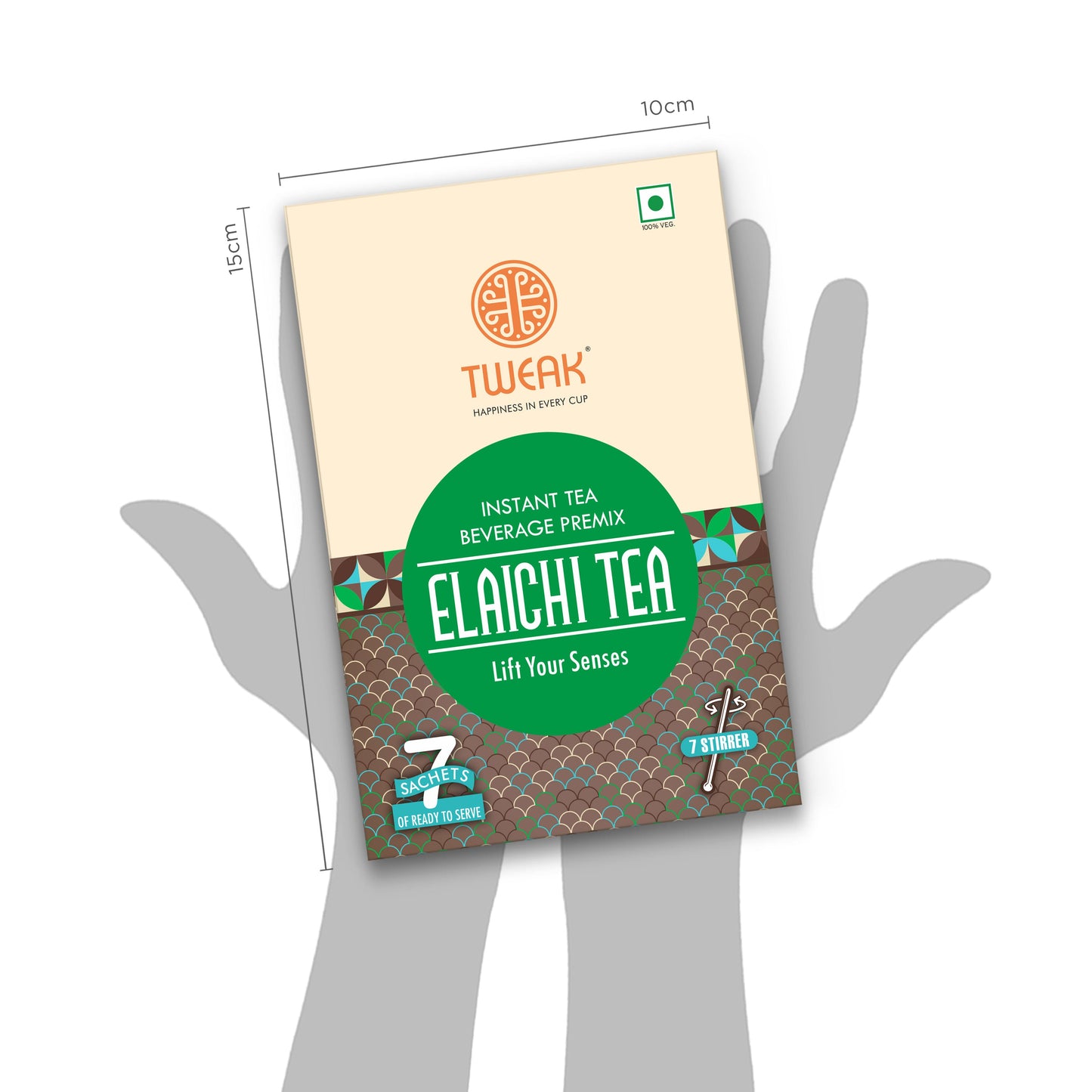 Elaichi Chai (Cardamom Tea) – Tweak Elaichi Tea Sachet Pack (7 × 20 g)
