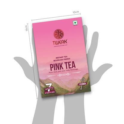 Kashmiri Pink Chai (Instant Pink Tea) – Tweak Pink Tea Sachet Pack (7 × 20 g)