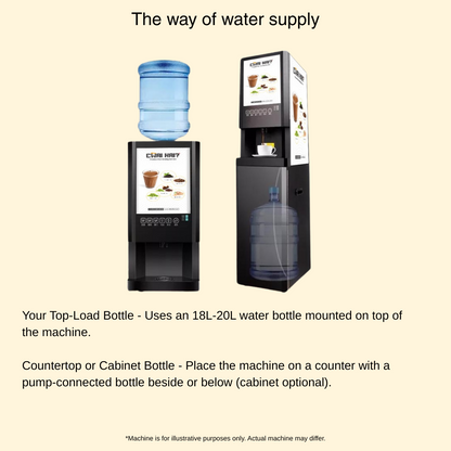 Instant Chai Vending Machine | 4 flavour options (Push Button)