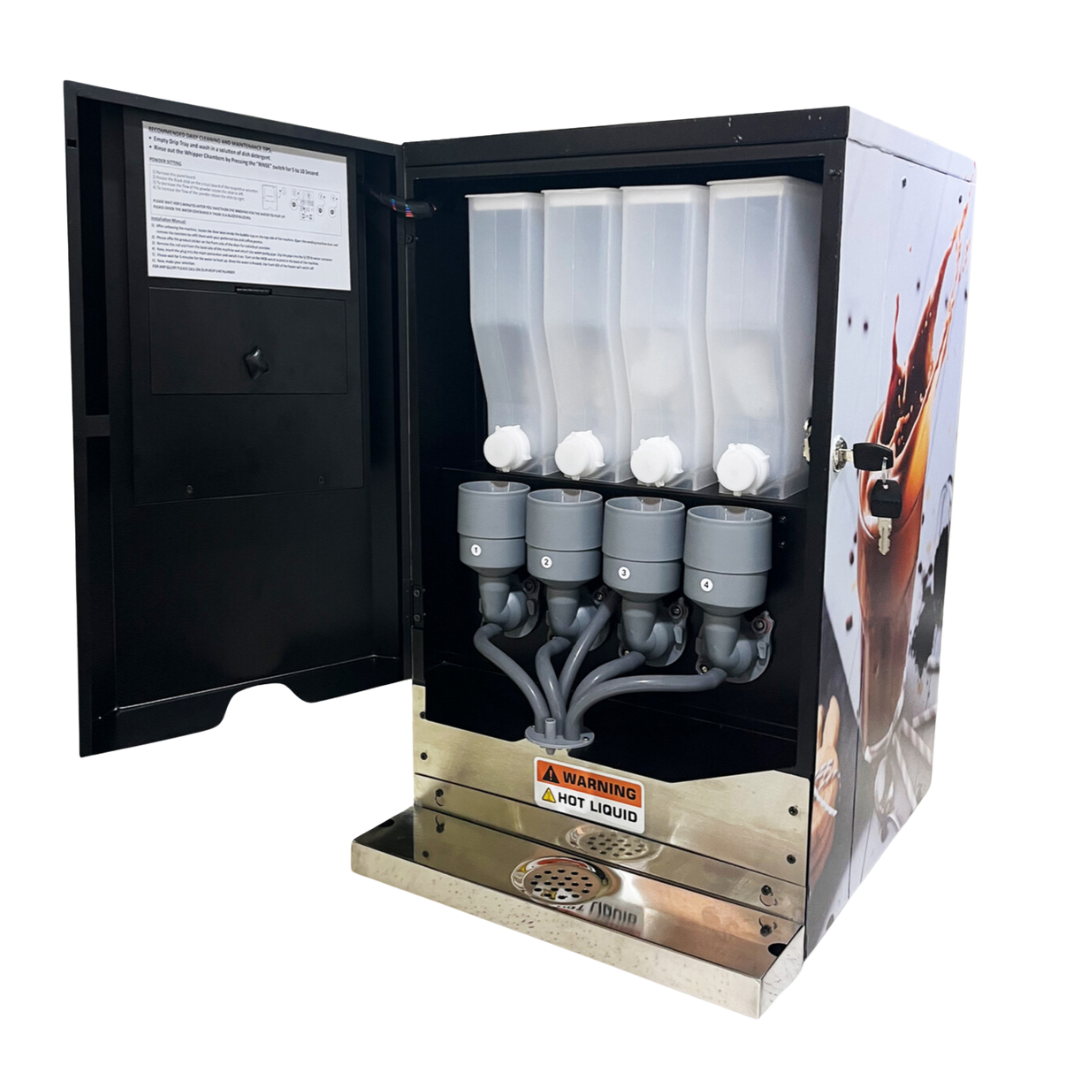 Instant Chai Vending Machine | 4 flavour options (Push Button)