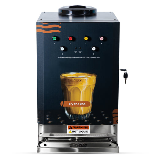 Instant Chai Vending Machine | 4 flavour options (Push Button)