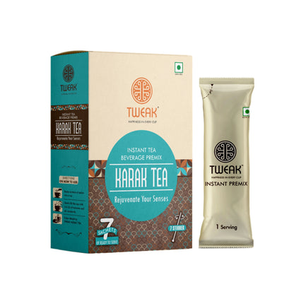 Karak Chai (Strong Karak Tea) – Tweak Karak Tea Sachet Pack (7 × 20 g)