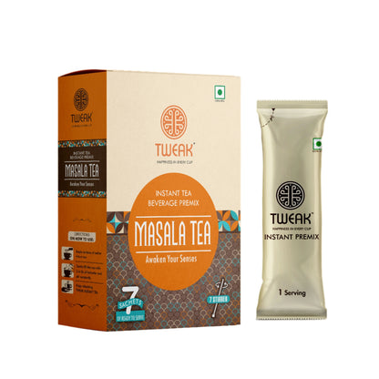 Masala Chai (Instant Masala Tea) – Tweak Masala Tea Sachet Pack (7 × 20 g)
